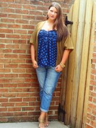 Polka Dots and Boyfriend Jeans