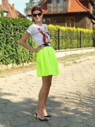 514 neon skirt