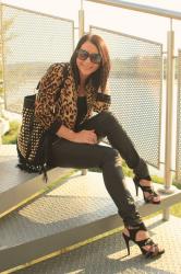 Leopard print jacket