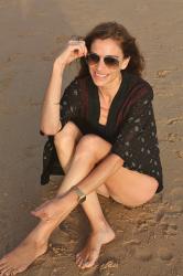 atardecer en la playa