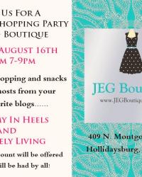 The Limited Giveaway Winner and JEG Boutique Party