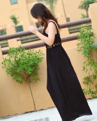 The Lace Waist Maxi Dress