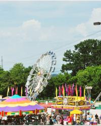 Baby's first county fair.