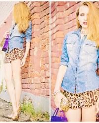 Leopard shorts Леопардовые шорты