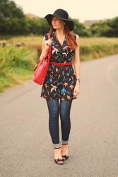 A Dress Styled Over Skinny Jeans | Aspire Style Challenge: Please Vote For Me!