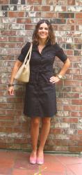 Shirtdress and Stella & Dot Meets Coach Ala Arm Candy