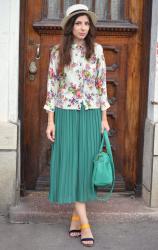 Floral print shirt