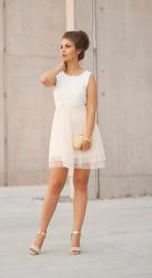SUMMER OOTD | Apricot Crochet Lace Dress