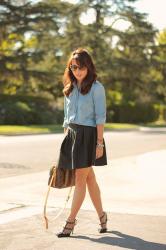 Weekend Wear :: Jeweled Chambray