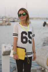 Hot trend: number print tee