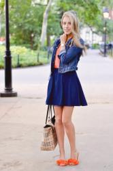Orange & Blue + Ladylike Shoes