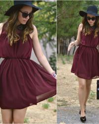 Burgundy & Highlights