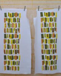 Screen-printing: murky blocks