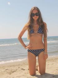 Polka dots swimwear