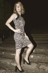 Animal print little dress