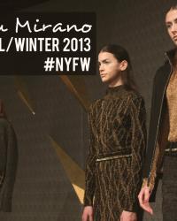 Fashion | NYFW Mathieu Mirano Fall 2013