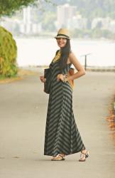 Lookbook: Striped Maxi, Panama Hat