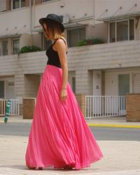 Pink Long Skirt