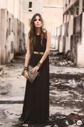 Look du jour: black as night