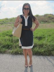 Ann Taylor Banded Tie-Front Dress Review