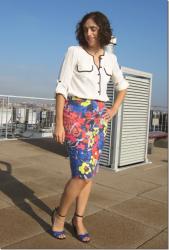 This Floral Pencil Skirt and Me