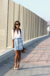 DDS : Distressed Denim Skirt