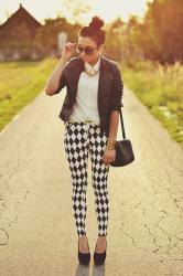 black&white outfit