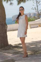 LITTLE WHITE CROCHET DRESS