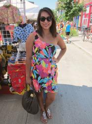 Bright Roxy One Shoulder