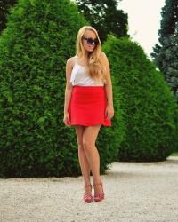 The red skirt