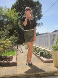 My Style | Green skirt