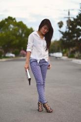 4 Ways To Wear Printed Pants :: FOUR Night Owl