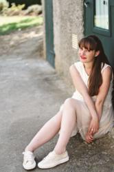 White dress Sheinside