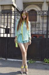 Mint and Yellow