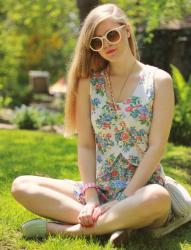 Floral Onesie