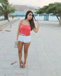 Coral Blouse