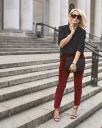 velvet tuxedo pants