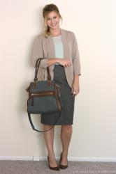 Outfit of the Day | Mint & Brown, Tweed & Leather