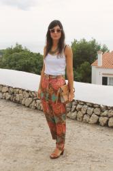 Vintage patterned pants
