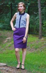 Daily Look: Purple Pencil 