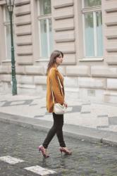 mustard blazer