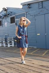 Santa Monica Peer & the denim dress