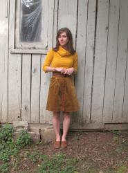 Completed: A Cozy Kelly Skirt