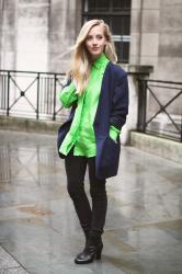 - LFW OUTFIT -BRIGHT GREEN