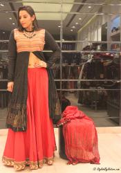 Ethnic Indian women party wear by BIBA