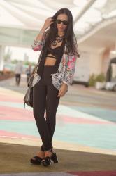 #MBFWMadrid: LOOK 2 CROP TOP & ORIENTAL BLAZER