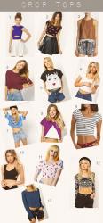 Shopping: crop tops