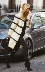 Street Style: Fur Coat