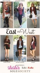 East vs. West Style: Leather