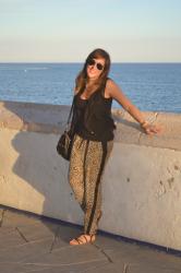 Look of the day: Leopard pants